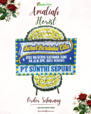 Papan Bunga Duka di Finualen